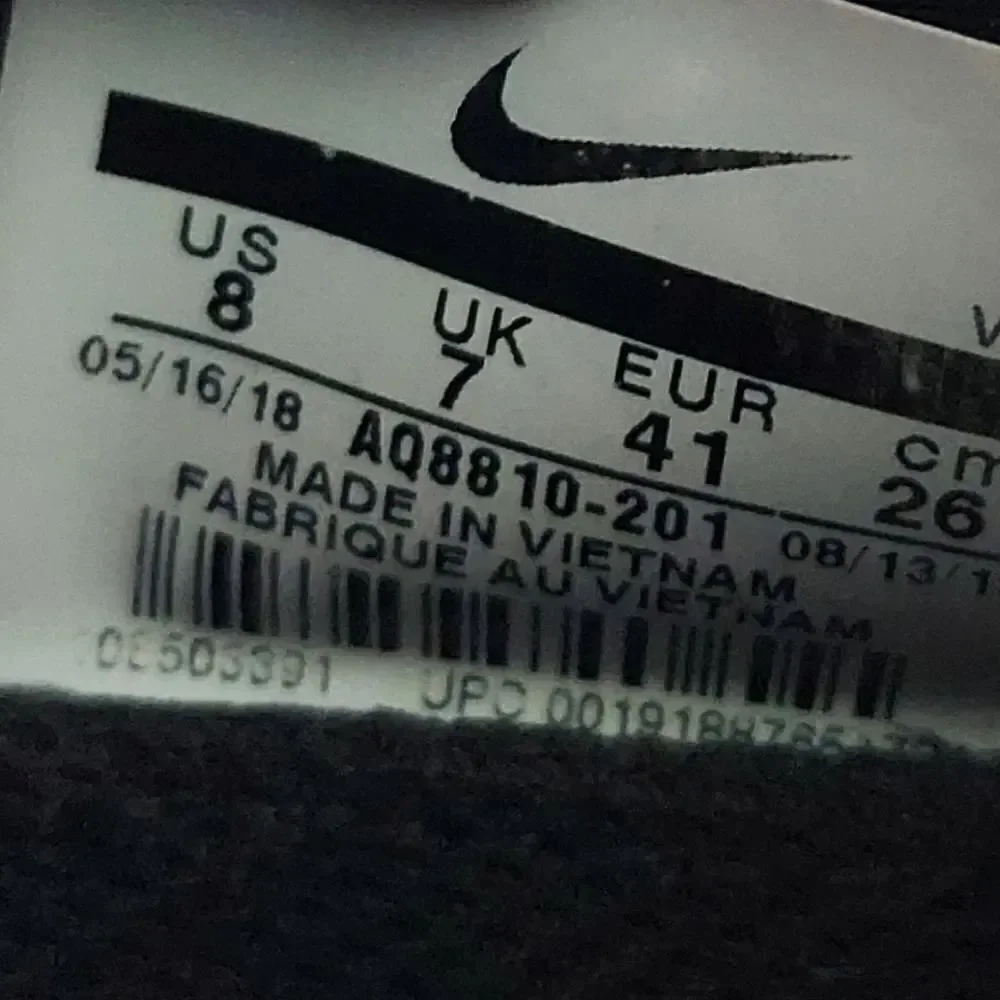 Nike Air VaporMax Run Utility AQ8810-201 'Medium Olive' Size 8